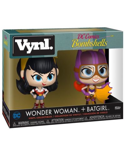 Se Figurine Funko VYNL DC Comics- Wonder Woman & Batgirl - 2