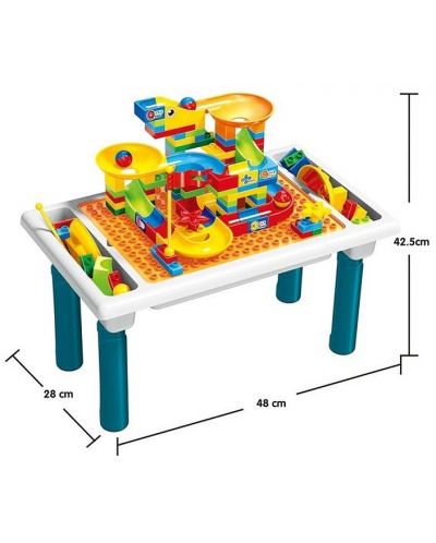 Constructor cu masă Raya Toys - 114 de piese - 2