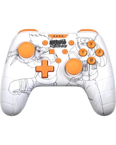 Controler Konix pentru Nintendo Switch/PC, cu fir, Naruto, alb - 1