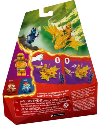 Constructor LEGO Ninjago - Lovitura Dragonului lui Aryn (71803) - 5