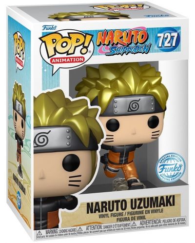 Set Funko POP! Collector's Box: Animation - Naruto Shippuden - Naruto Uzumaki Running (Metallic) (Special Edition) - 4