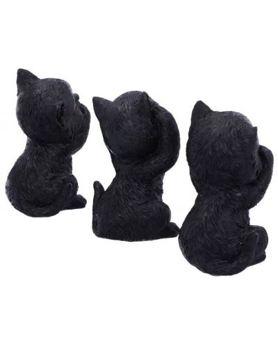 Set de statuete Nemesis Now Adult: Humor - Three Wise Kitties, 8 cm - 4