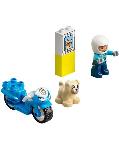 Constructor Lego Duplo Town - Motocicleta de politie (10967)	 - 4