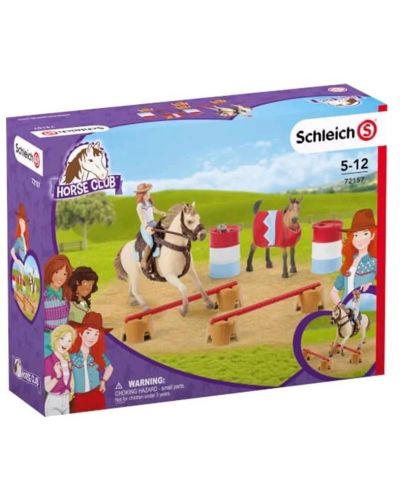 Set de figurine  Schleich Horse Club - Primii pași în fermă - 1