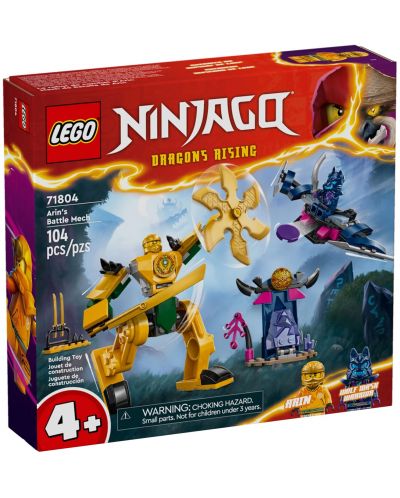 Constructor LEGO Ninjago - Robotul de luptă al lui Arin (71804) - 1