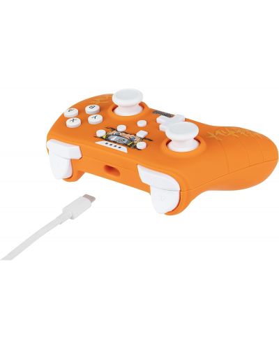 Controler Konix pentru Nintendo Switch/PC, cu fir, Naruto, portocaliu - 3