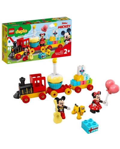 Set de construit Lego Duplo Disney - Tren pentru ziua de nastele a lui Mickey si Minnie (10941) - 2