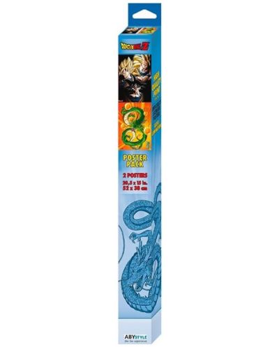 GB eye Animation: Dragon Ball Z - Goku & Shenron Mini Poster Set - 4