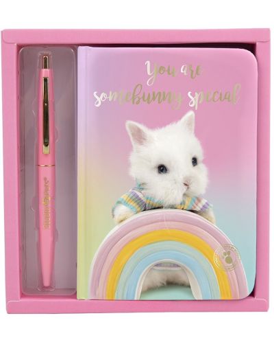 Studio Pets - Set de carnete și pixuri Bunny Bunny Bunny, în cutie - 1