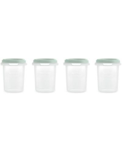 Set de recipienti Miniland - Mint, 250 ml, 4 buc - 1