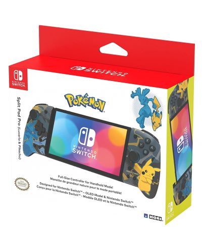 Controller HORI - Split Pad Pro, Lucario & Pikachu (Nintendo