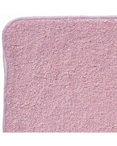 Set prosoape din bumbac Xkko - Baby Pink, 21 х 21 cm, 6 buc - 2