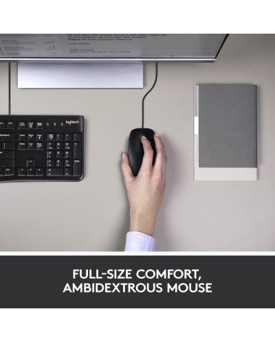 Set mouse si tastatura  Logitech - MK120, negru - 5