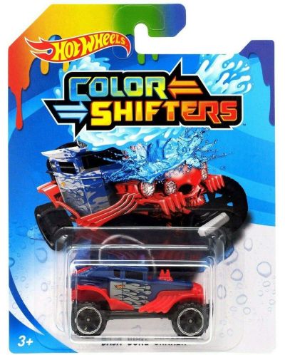 Mașinuță cu culoare schimbătoare Hot Wheels Colour Shifters - Baja Bone Shaker, 1:64 - 1