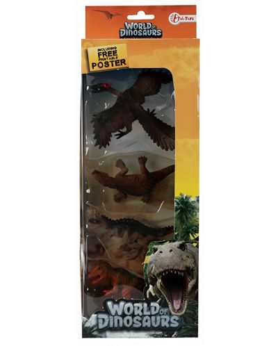 Set de figurine Toi Toys World of Dinosaurs - Dinozauri, 12 cm, asortate - 3