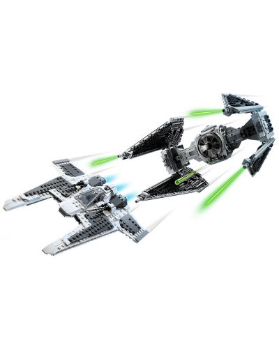 Constructor LEGO Star Wars - Mandalorian Fang Fighter vs. TIE Interceptor (75348) - 3