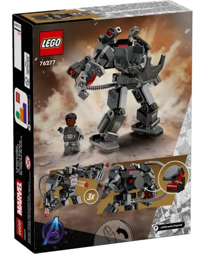 Constructor LEGO Marvel Super Heroes - Robotul lui War Machine (76277) - 6
