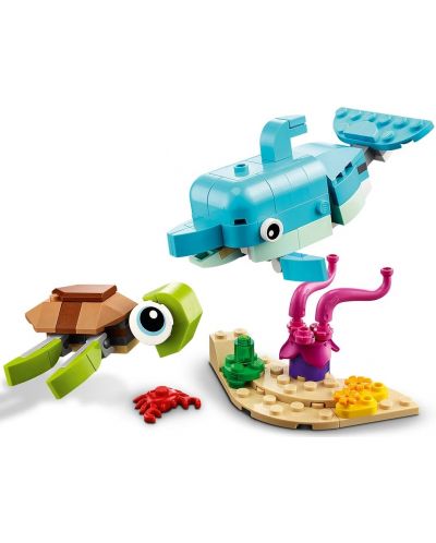 Constructor Lego Creator - Delfin si broasca testoasa (31128)	 - 3