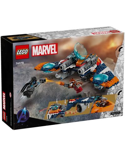 Constructor LEGO Marvel Super Heroes -Nava Warbird a lui Rocket împotriva lui Ronan (76278) - 9
