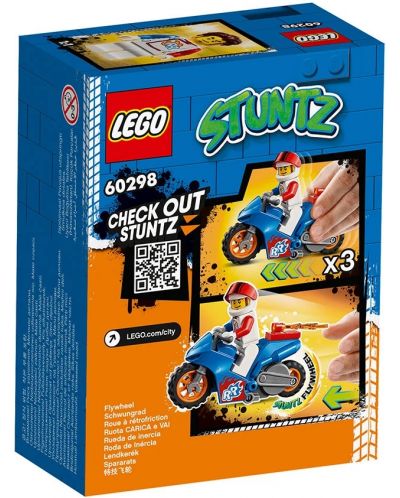 Set Lego City Stunt - Motocicleta racheta pentru cascadorii - 2