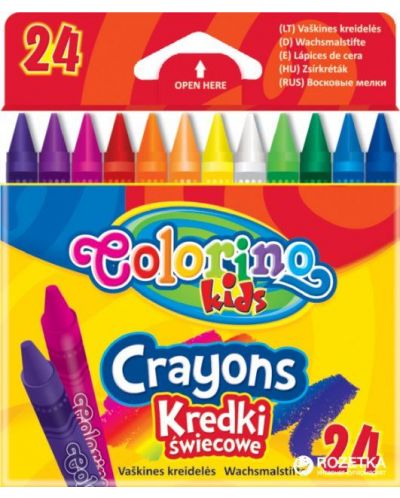 Set pasteluri Colorino Kids - 24 culori - 1