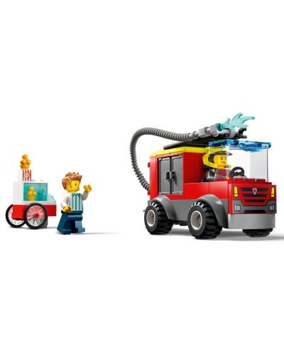 Constructor LEGO City - Pompieri și camion (60375) - 2
