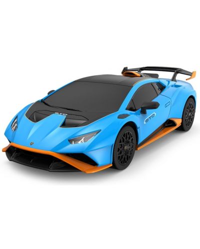 Masina radiocontrolata Rastar - Lamborghini Huracan STO Radio/C, albastra, 1:24 - 1