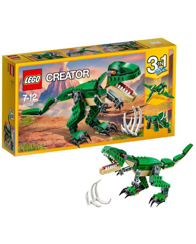 Constructor 3 în 1 LEGO Creator - Dinozauri puternici (31058) - 2