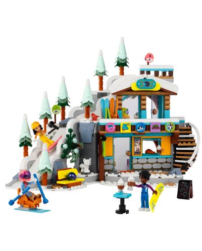Set de construcții LEGO Friends - Pârtie de schi și cafenea (41756) - 2