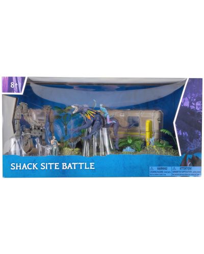Set figurine de acțiune McFarlane Movies: Avatar - Shack Site Battle - 9