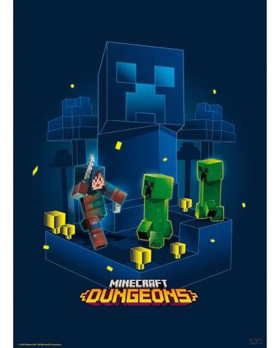 GB eye Games: Minecraft - Minecraft - Dungeons mini poster set - 2
