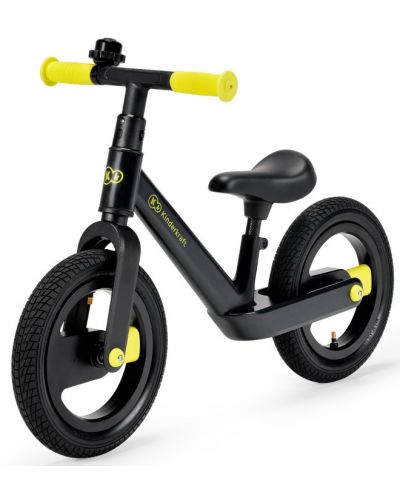 Bicicletă de echilibru KinderKraft - Goswift, neagră - 1