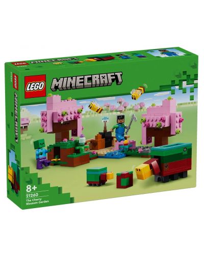 Constructor LEGO Minecraft - Grădină cu cireși (21260)  - 1