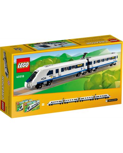 Constructor LEGO Creator 3 în 1 - Tren de mare viteză (40518) - 2
