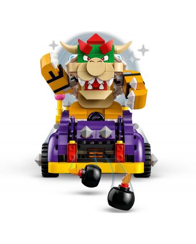 Constructor de adăugare LEGO Super Mario - Mașina puternică a lui Bowser (71431) - 4