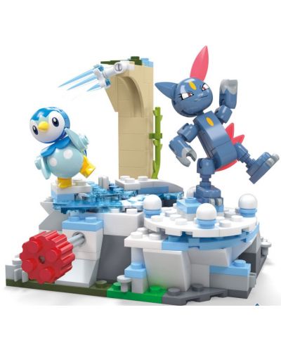 Constructor Mega Pokémon - Aventurile cu Piplup și Sneasels în zăpadă - 3
