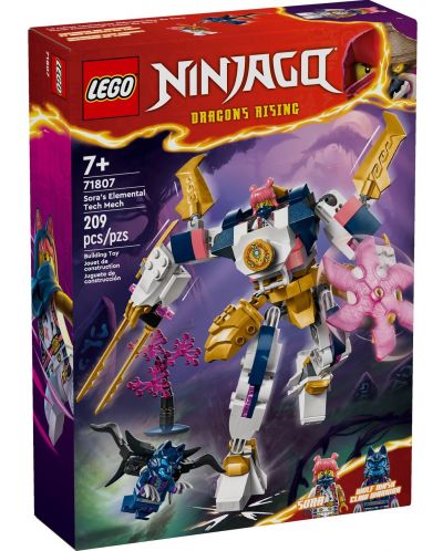Constructor LEGO Ninjago - Robotul tehnologic elementar al Sorei (71807) - 1