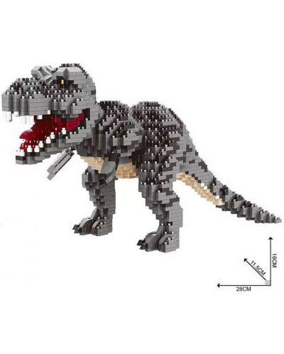 Constructor Raya Toys - Tyrannosaurus Rex, 1530 de piese - 2
