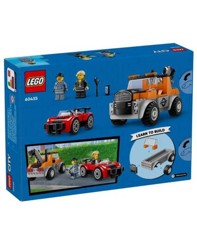 Constructor LEGO City - Camionetă de tractare pentru mașină sport (60435) - 2