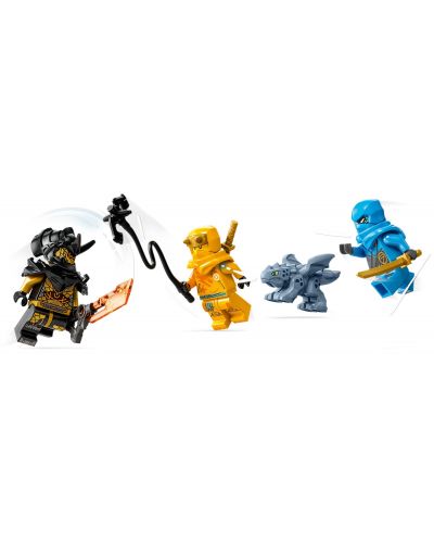 Constructor LEGO Ninjago - Dragonul lui Nia și Aryn se luptă (71798) - 4