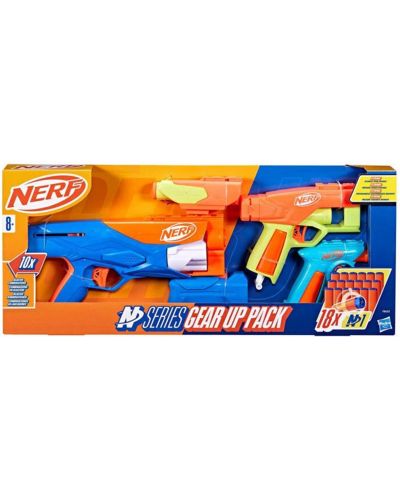 Set blastere Nerf N Series - Gear Up Pack, cu 18 săgeți | Ozone.ro