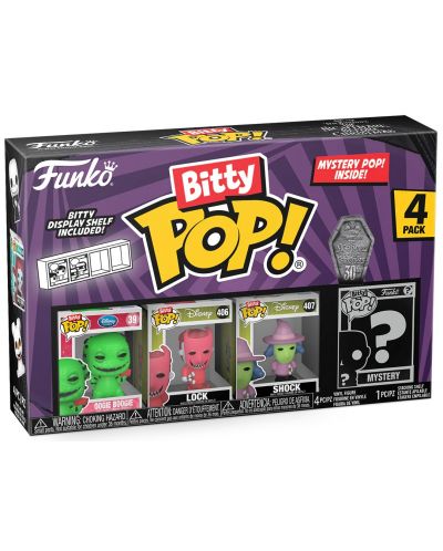Set mini figurine Funko Bitty POP! Disney: Nightmare Before Christmas - 4-Pack (Series 1) - 3