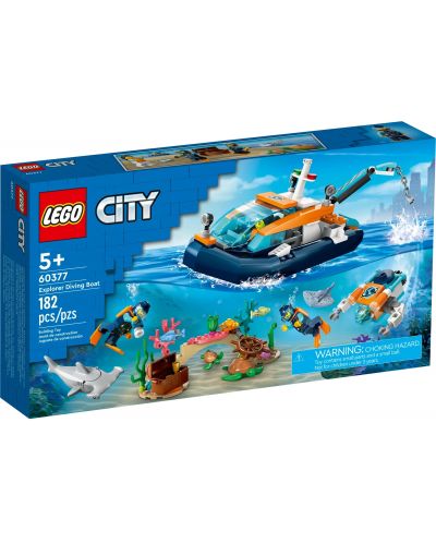 Constructor LEGO City Constructor - Barcă de scufundări de cercetare (60377) - 1