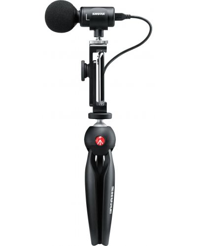 Microfon Shure - MV88+, Kit streaming, negru	 - 2