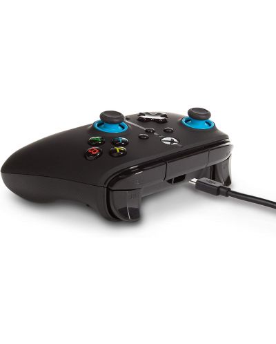 Controller PowerA - Enhanced, cablu, pentru Xbox One/Series X/S, Blue Hint - 5