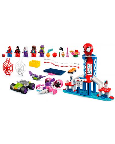 Constructor Lego Marvel - Spider-Man Webquarters Hangout (10784) - 3