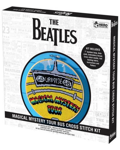 Kit de broderie Eaglemoss Music: The Beatles - Magical Mystery Tour Bus - 1