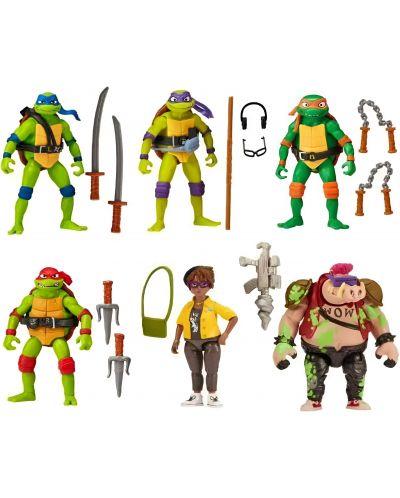 Set de figuri  TMNT Mutant Mayhem - Teenage Mutant Ninja Turtles Full Mayhem Journey - 3