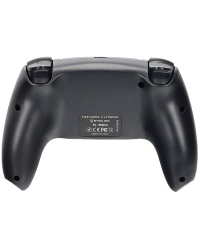Controller SteelDigi - Steelshock v2 Dasan, wireless, pentru PS4, negru - 5
