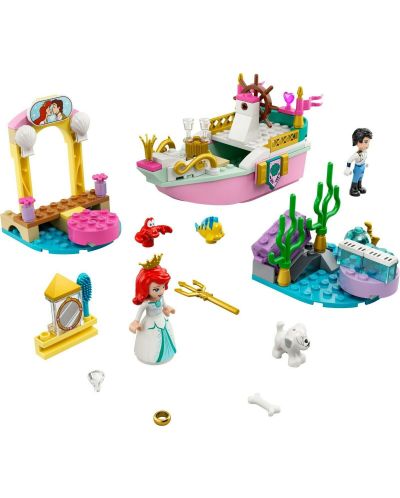 Set de construit Lego Disney Princess - Barca de sarbatoare a lui Ariel (43191) - 4